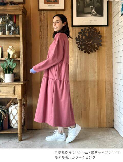 スウェットワンピース   ブランドのドッグデプト/DOG DEPT