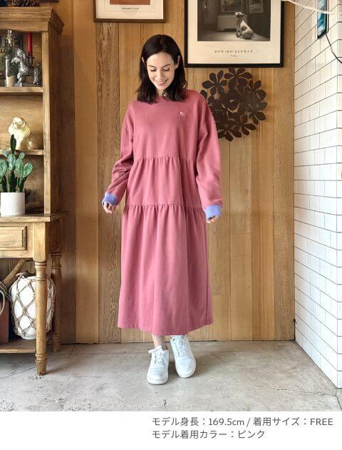 スウェットワンピース   ブランドのドッグデプト/DOG DEPT