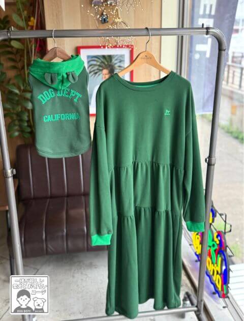 スウェットワンピース   ブランドのドッグデプト/DOG DEPT