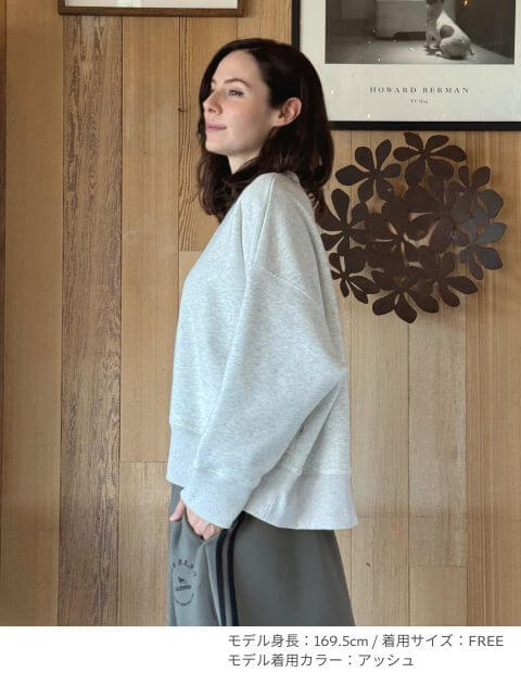 スポーツロゴ刺繍ショートスウェット   ブランドのドッグデプト/DOG DEPT