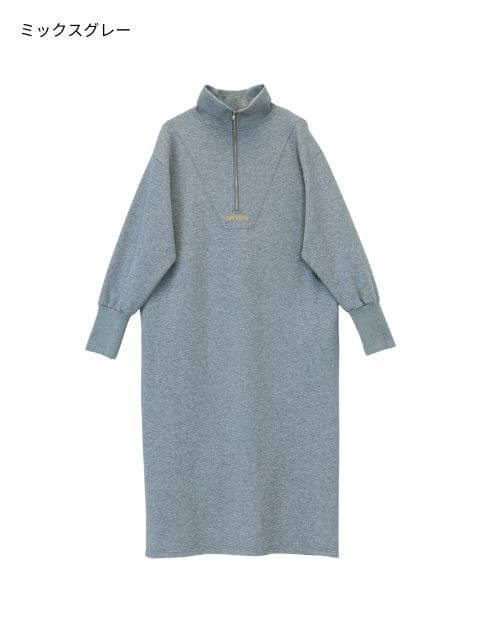 ダンボールスタンドハーフジップワンピース   ブランドのドッグデプト/DOG DEPT