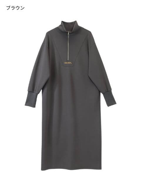 ダンボールスタンドハーフジップワンピース   ブランドのドッグデプト/DOG DEPT