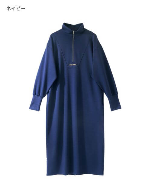 ダンボールスタンドハーフジップワンピース   ブランドのドッグデプト/DOG DEPT