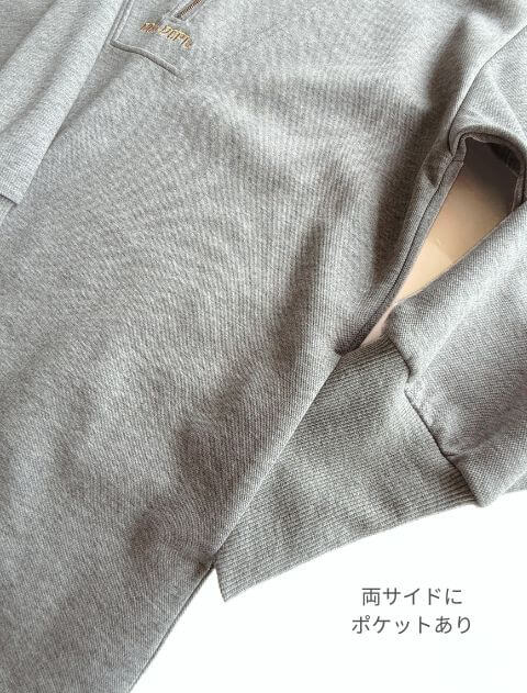 ダンボールスタンドハーフジップワンピース   ブランドのドッグデプト/DOG DEPT