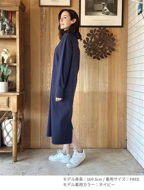 ダンボールスタンドハーフジップワンピース   ブランドのドッグデプト/DOG DEPT