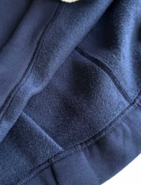 ニット重ね着風クルースウェット   ブランドのドッグデプト/DOG DEPT