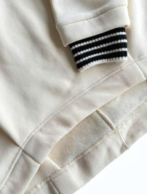 ニット重ね着風クルースウェット   ブランドのドッグデプト/DOG DEPT