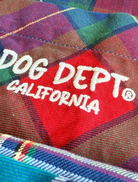 切り替えチェックシャツパーカー   ブランドのドッグデプト/DOG DEPT