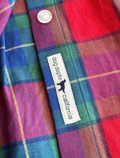 切り替えチェックシャツパーカー   ブランドのドッグデプト/DOG DEPT