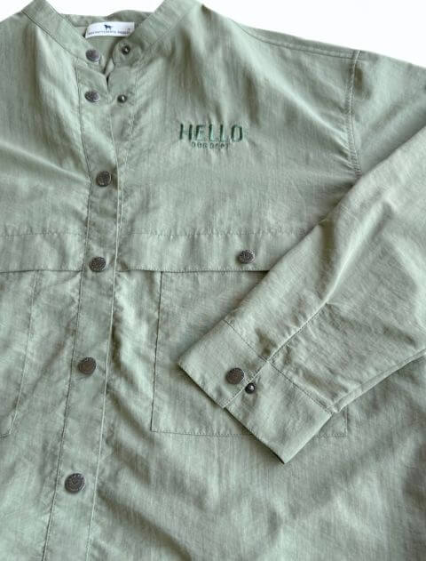 撥水ナイロンワッシャーシャツ   ブランドのドッグデプト/DOG DEPT