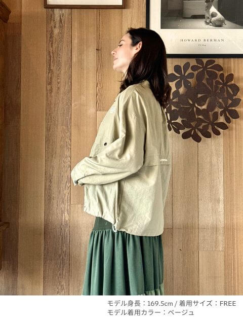 撥水ナイロンワッシャーシャツ   ブランドのドッグデプト/DOG DEPT