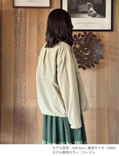 撥水ナイロンワッシャーシャツ   ブランドのドッグデプト/DOG DEPT