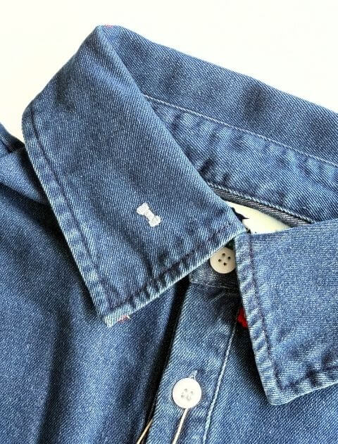  OHANA刺繍デニムシャツ   ブランドのドッグデプト/DOG DEPT