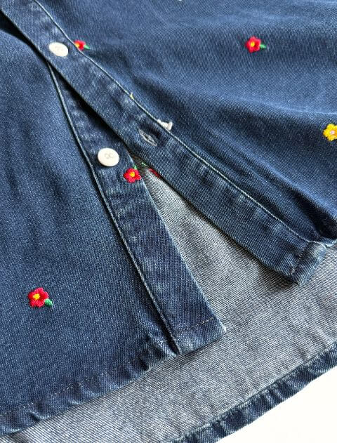  OHANA刺繍デニムシャツ   ブランドのドッグデプト/DOG DEPT