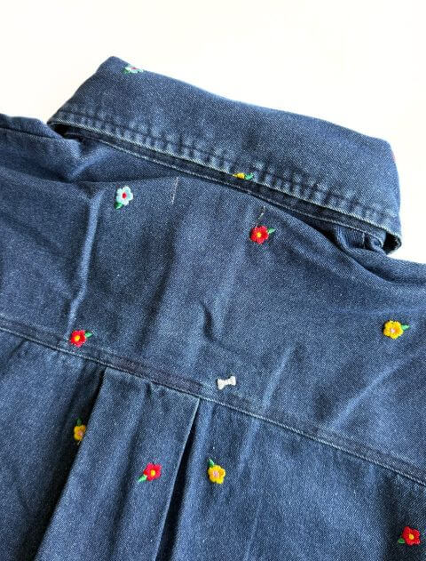  OHANA刺繍デニムシャツ   ブランドのドッグデプト/DOG DEPT