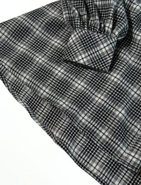 起毛チェックウエストギャザーシャツ ブランドのドッグデプト/DOG DEPT