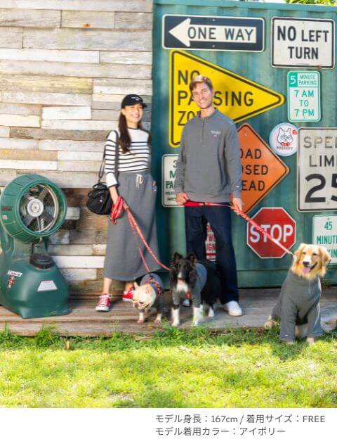 WOMEN】袖フレアリブニット