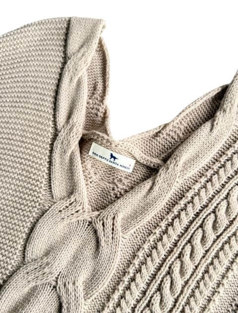 ケーブル編みベスト   ブランドのドッグデプト/DOG DEPT
