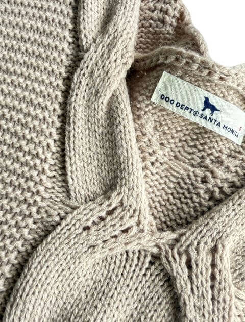 ケーブル編みベスト   ブランドのドッグデプト/DOG DEPT