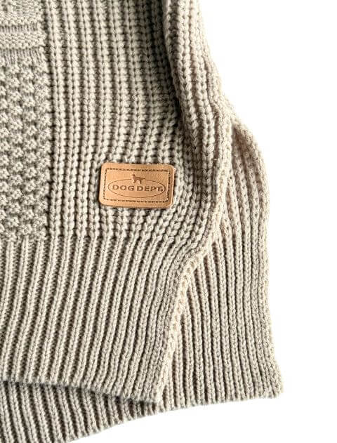 ケーブル編みベスト   ブランドのドッグデプト/DOG DEPT