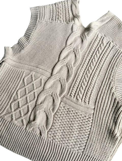 ケーブル編みベスト   ブランドのドッグデプト/DOG DEPT