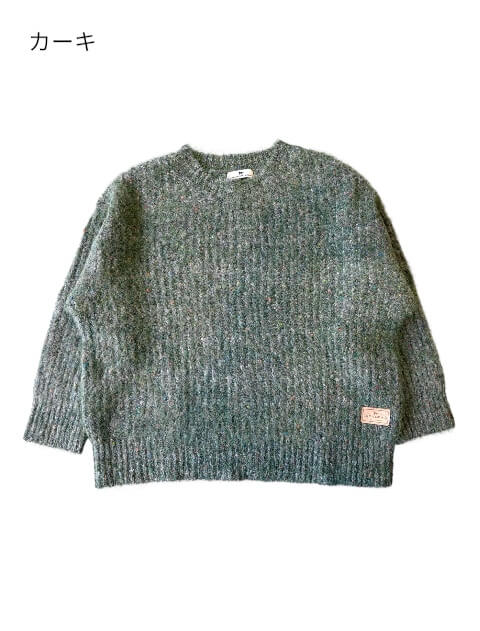 mixヤーン畦編みプルオーバー   ブランドのドッグデプト/DOG DEPT