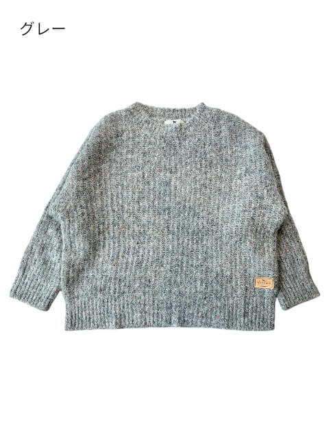 mixヤーン畦編みプルオーバー   ブランドのドッグデプト/DOG DEPT