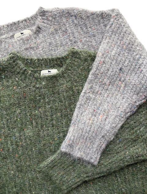 mixヤーン畦編みプルオーバー   ブランドのドッグデプト/DOG DEPT