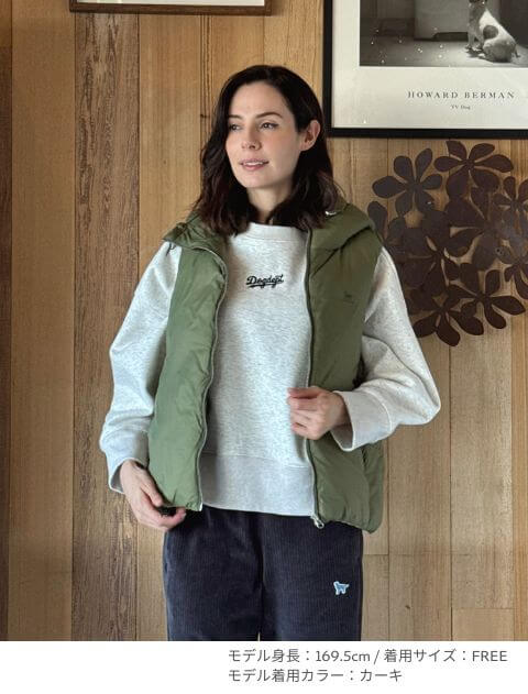 中綿ベスト   ブランドのドッグデプト/DOG DEPT