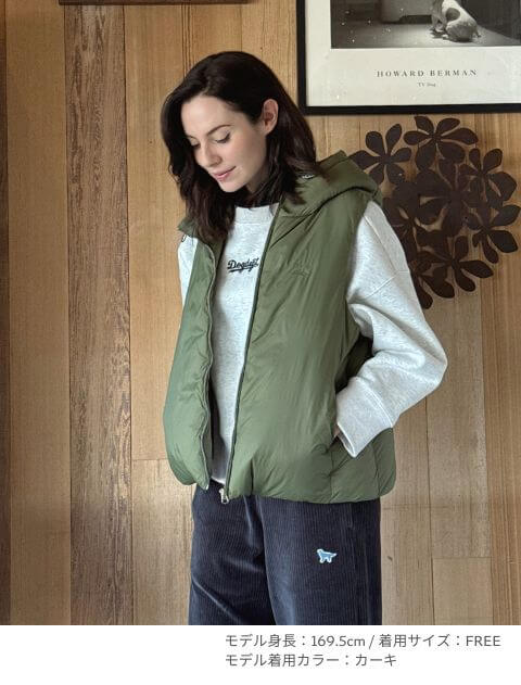 中綿ベスト   ブランドのドッグデプト/DOG DEPT