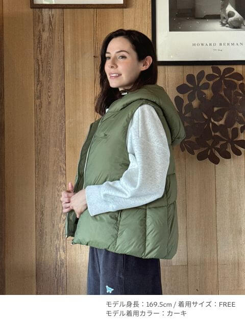 中綿ベスト   ブランドのドッグデプト/DOG DEPT