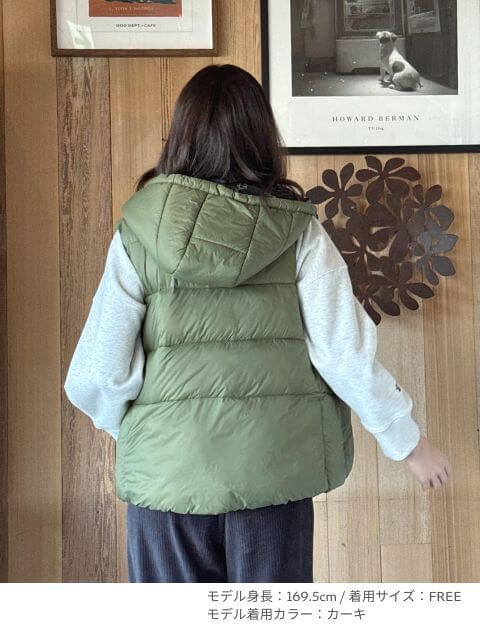 中綿ベスト   ブランドのドッグデプト/DOG DEPT