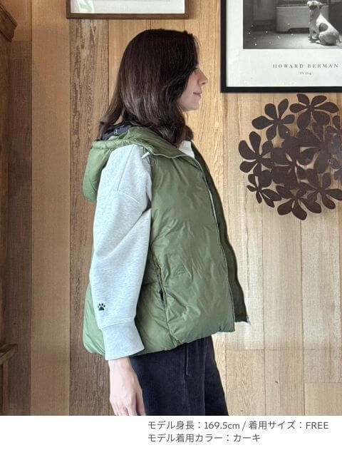 中綿ベスト   ブランドのドッグデプト/DOG DEPT