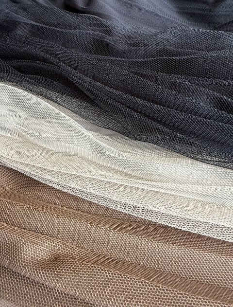 チュールプリーツスカート ブランドのドッグデプト/DOG DEPT