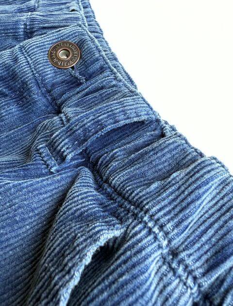 インディゴコールワイドパンツ ブランドのドッグデプト/DOG DEPT