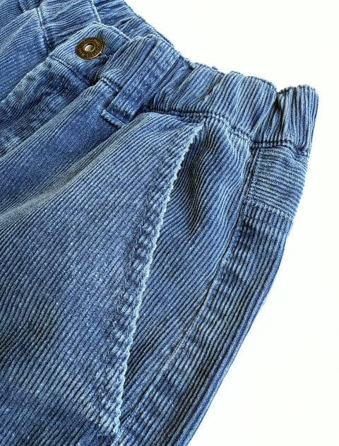 インディゴコールワイドパンツ ブランドのドッグデプト/DOG DEPT