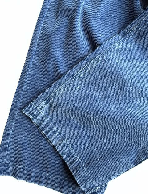 インディゴコールワイドパンツ ブランドのドッグデプト/DOG DEPT