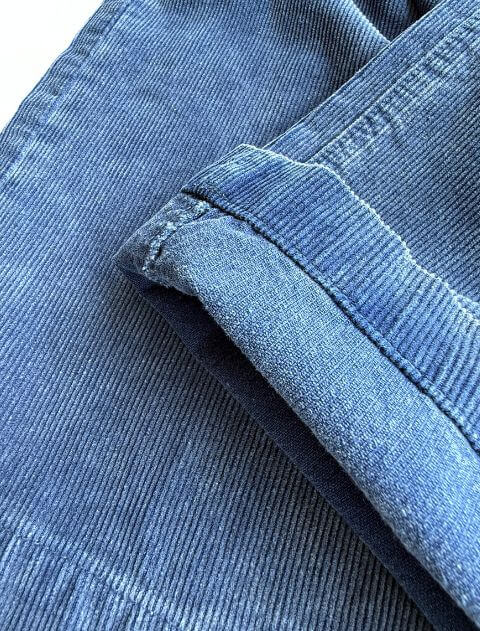 インディゴコールワイドパンツ ブランドのドッグデプト/DOG DEPT