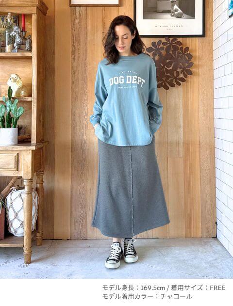 クラシックロゴスカート ブランドのドッグデプト/DOG DEPT