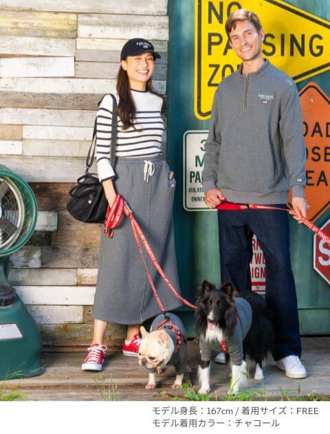 クラシックロゴスカート ブランドのドッグデプト/DOG DEPT