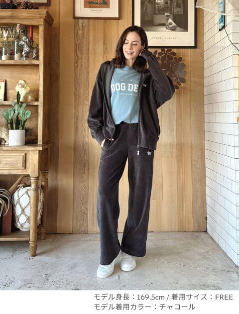 カットコーデュロイパンツ ブランドのドッグデプト/DOG DEPT