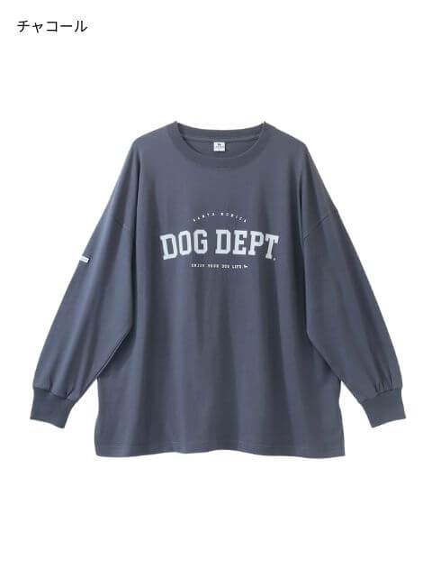 ロゴプリントロンT   ブランドのドッグデプト/DOG DEPT