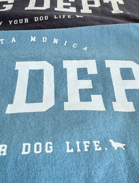 ロゴプリントロンT   ブランドのドッグデプト/DOG DEPT