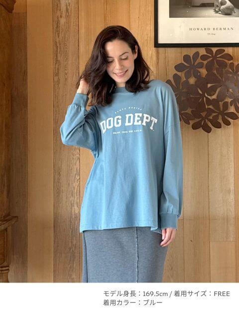 ロゴプリントロンT   ブランドのドッグデプト/DOG DEPT