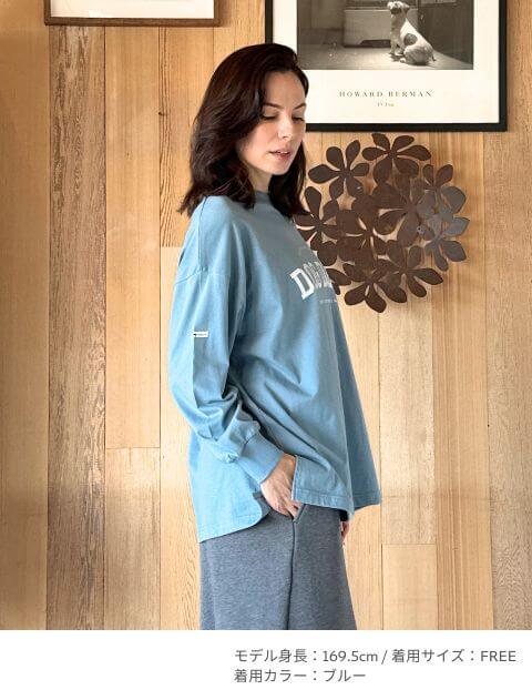 ロゴプリントロンT   ブランドのドッグデプト/DOG DEPT