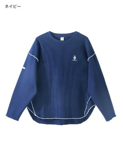 ハイテンションワッフル配色メローロンT   ブランドのドッグデプト/DOG DEPT