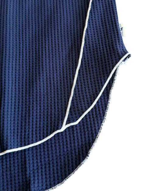 ハイテンションワッフル配色メローロンT   ブランドのドッグデプト/DOG DEPT