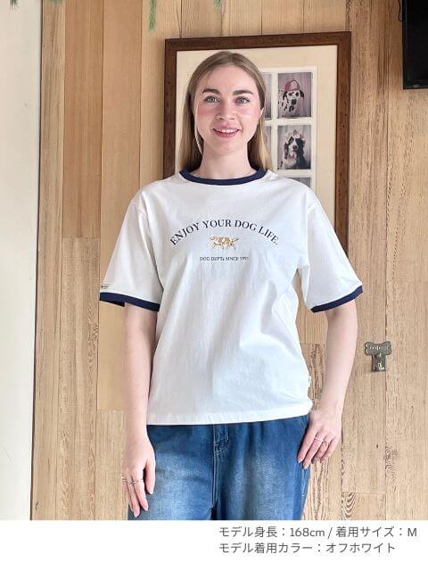 リンガーTシャツ   ブランドのドッグデプト/DOG DEPT