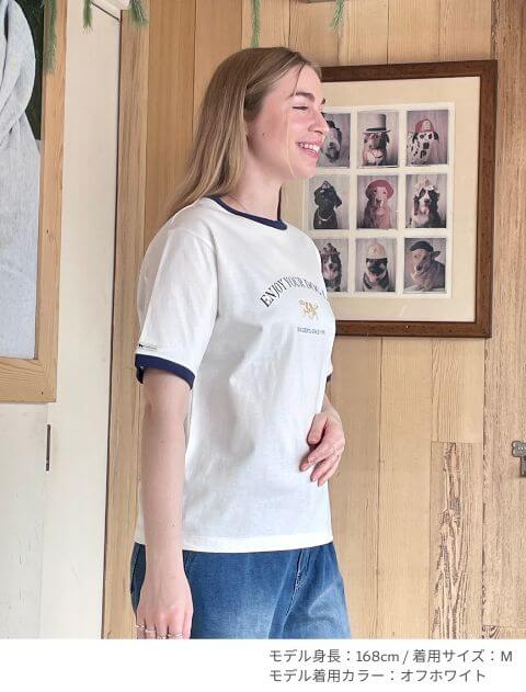 リンガーTシャツ   ブランドのドッグデプト/DOG DEPT