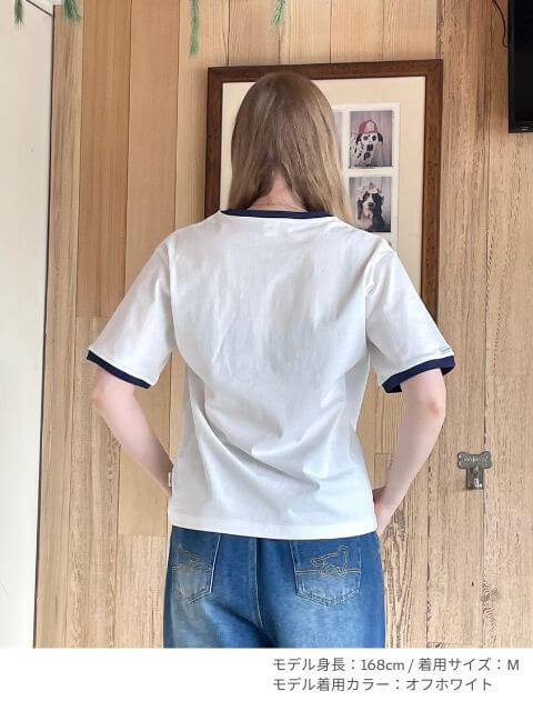 リンガーTシャツ   ブランドのドッグデプト/DOG DEPT